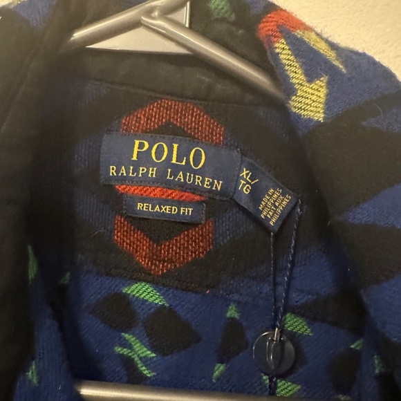 Polo Ralph Lauren Button-Up Aztec Size XL - Picture 3 of 5
